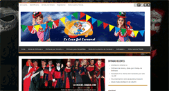 Desktop Screenshot of lacasadelcarnaval.com